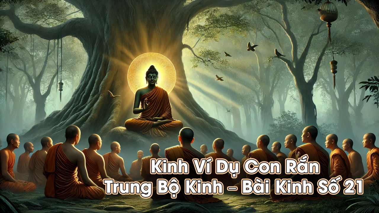 Kinh Ví Dụ Con Rắn – Trung Bộ Kinh – Bài Kinh Số 21